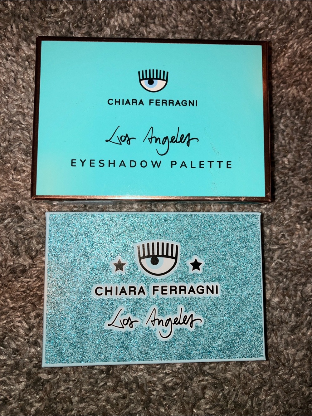 Chiara Ferragni Turquoise Glitter & Matte Eyeshadow Duo